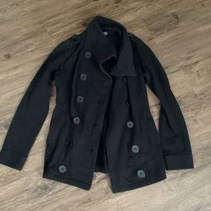 Black pea coat